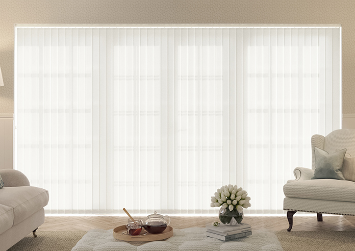 Crossweave, Ice - Vertical Blind - Image 6